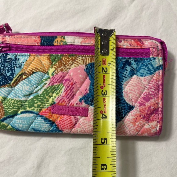 3 piece Vera Bradley Cotton Hadley Satchel Purse zip wallet small cosmetic pouch - Picture 14 of 16